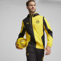 Puma - Veste Zippée à Capuche Dortmund 774202 01 Jaune Noir