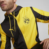 Puma - Veste Zippée à Capuche Dortmund 774202 01 Jaune Noir