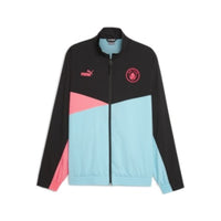 Veste Zippée Manchester City 777099 Noir Bleu Clair Rose